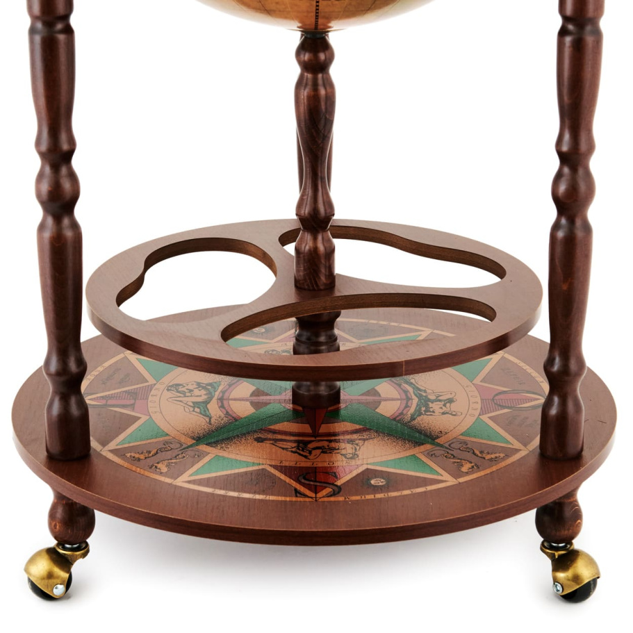 Глобус бар напольный "Юнона", сфера 40 см купить в Краснодаре