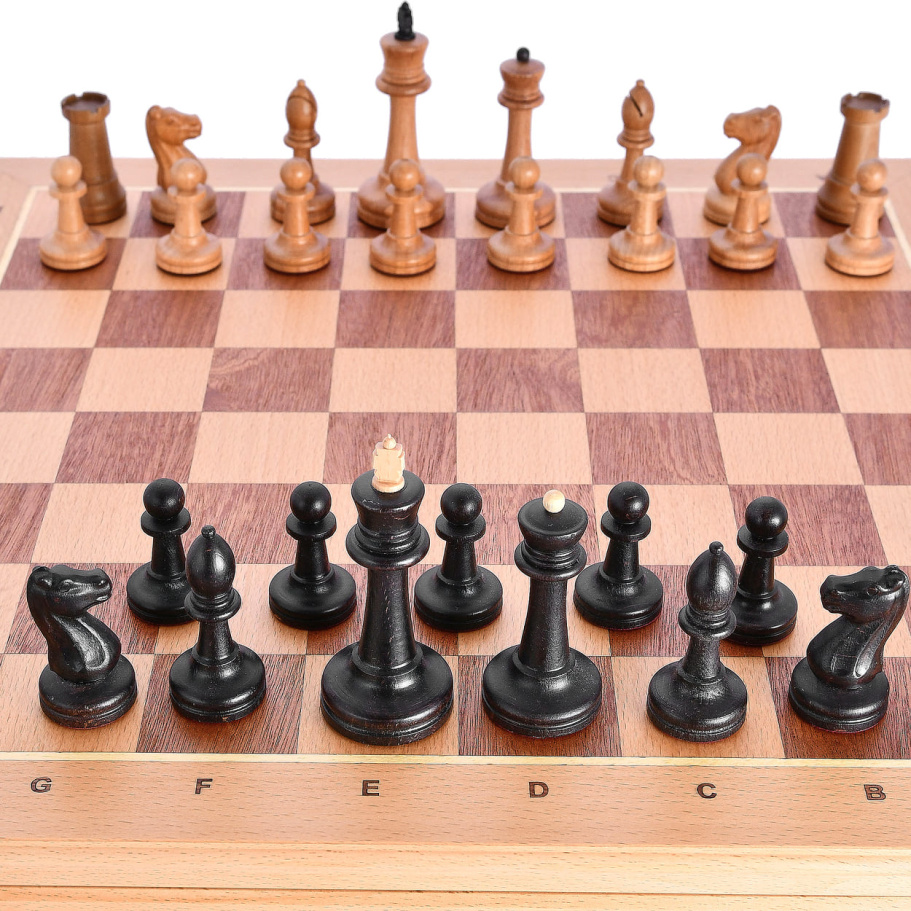 Шахматы в ларце "Стаунтон" бук, WoodGames купить в Краснодаре