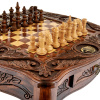 Стол ломберный Шахматы резные "Гордый орел" 60 купить в Краснодаре