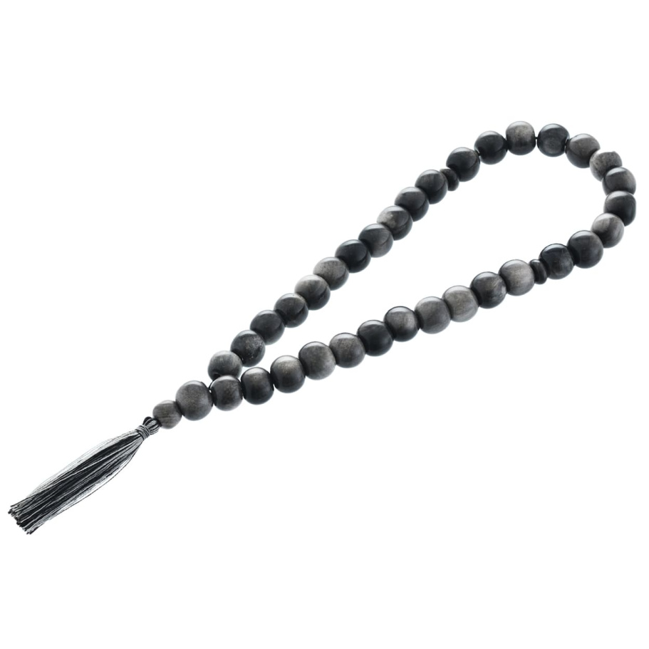 Четки с бусинами "Квестор" серый камень, Давыдов С.