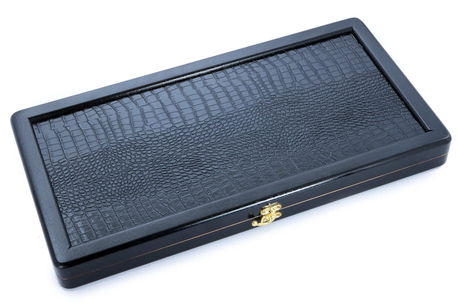 Нарды кожаные Пермские "Крокодил" средние 50 Нарды кожаные Пермские "Крокодил" средние 50