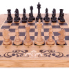 Шахматы + нарды резные "Венеция" дуб купить в Краснодаре