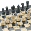 Шахматы из камня "Илион" мрамор и ракушечник 25 купить в Краснодаре
