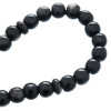 Четки с бусинами "Оскар" черный камень с лунным оттенком, Давыдов С. купить в Краснодаре