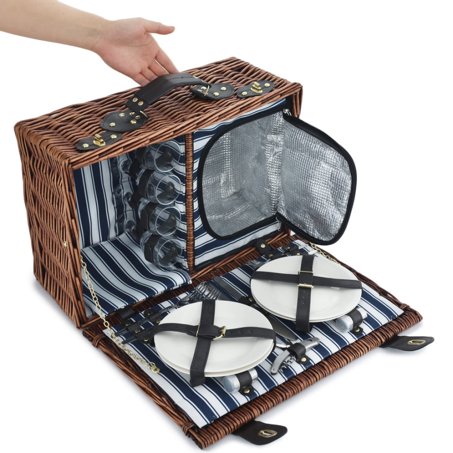 Корзина для пикника Пик (на 4 персоны) купить в Краснодаре