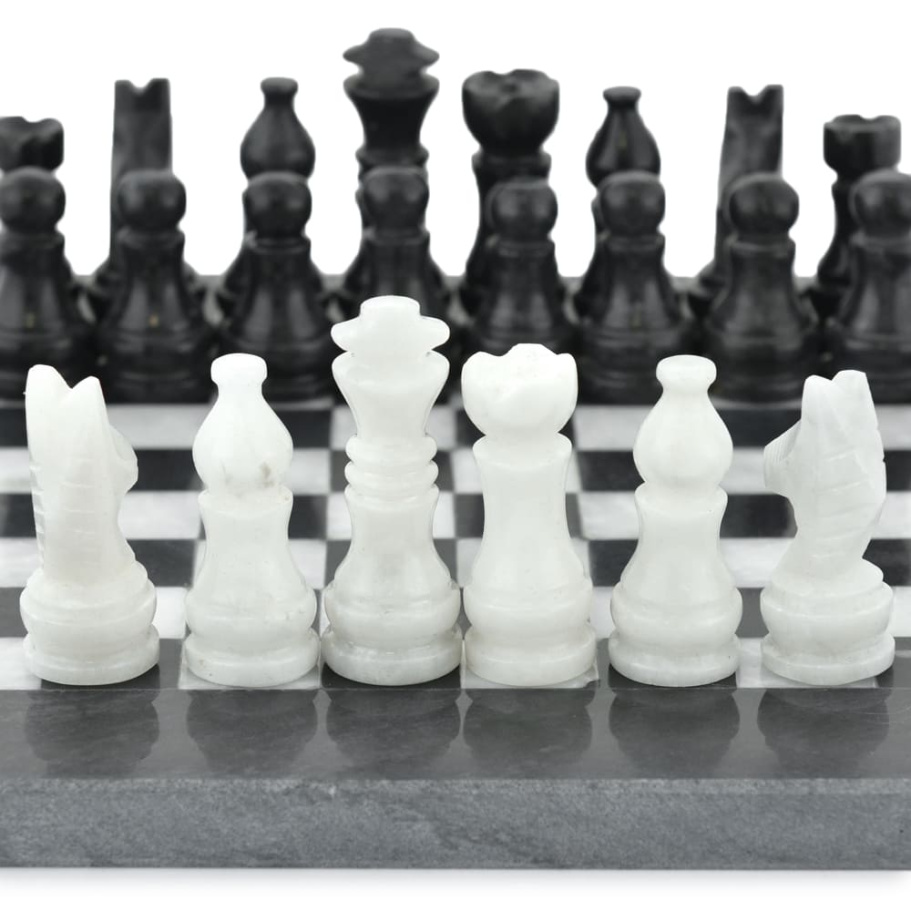Шахматы из камня "Олимп" мрамор 20 купить в Краснодаре