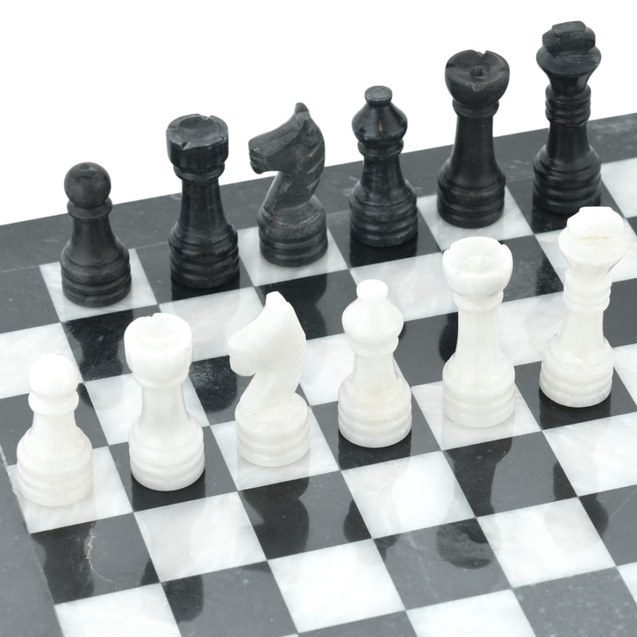 Шахматы из камня "Олимп" мрамор 30 купить в Краснодаре