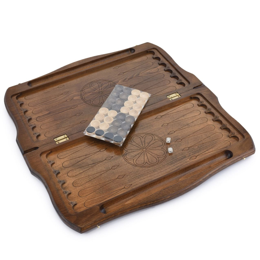 Нарды резные "Многогрань" большие 60, Sargsyan купить в Краснодаре